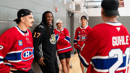 Les Canadiens font équipe avec Nos Jeunes à Coeur  à Montréal-Nord