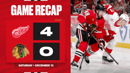 Game Highlights | Blackhawks vs. Red Wings