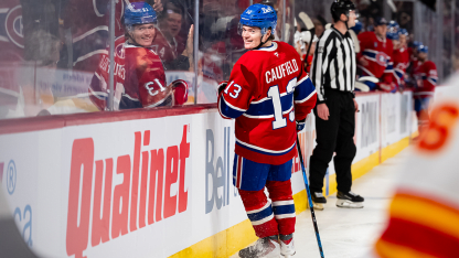 Caufield goes top shelf