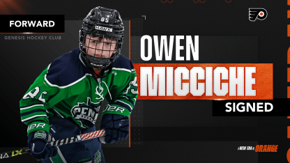 Flyers sign Owen Micciche to entry-level deal