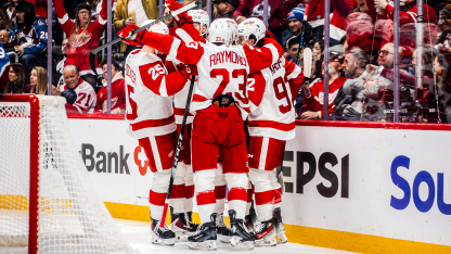 Lucas Raymond with a Goal vs. Colorado Avalanche