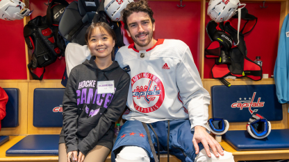 Setting Strides -- Capitals Players Host Hockey Fights Cancer Skate, Flashes of Hope Photoshoot