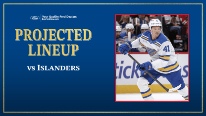Projected Lineup: March 10 vs. New York Islanders