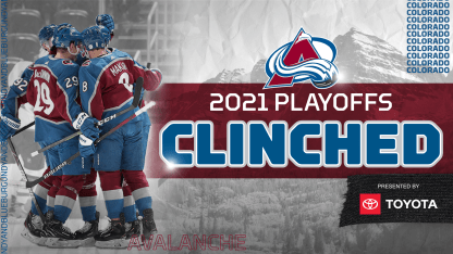 2021 Playoffs Clinch graphic