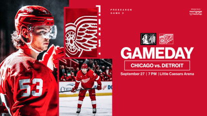 PREVIEW: Red Wings host Blackhawks for exhibition rematch on Friday