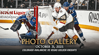 PHOTO GALLERY | Vegas Golden Knights vs Colorado Avalanche | Oct. 31, 2025