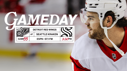 PREVIEW: Red Wings visit Kraken Monday for Presidents’ Day matinee to end four-game road trip 