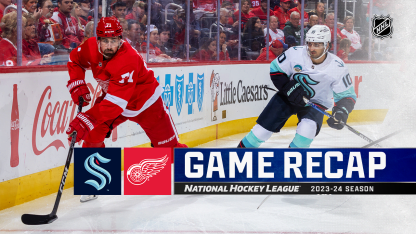 Kraken use OT to end Red Wings winning streak at 5