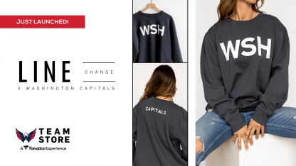 Line Change Women's Capitals Apparel Now Available