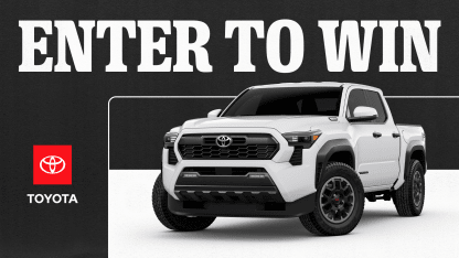 Do you have what it takes? 🏒  Enter to win a 2025 Toyota Tacoma!