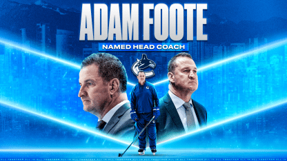 VANCOUVER CANUCKS NAME ADAM FOOTE 22ND HEAD COACH IN FRANCHISE HISTORY