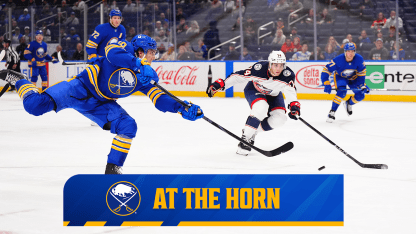 buffalo sabres columbus blue jackets at the horn recap