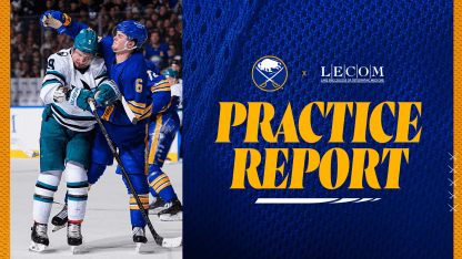 buffalo sabres practice injury updates alex tuch zach benson