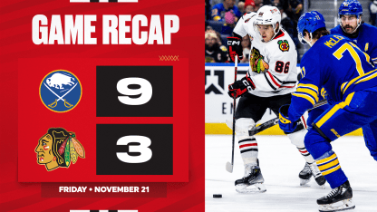 Game Highlights | Blackhawks at Sabres