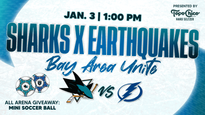 Sharks x Earthquakes Bay Area Unite