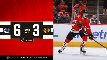 RECAP: Chicago Unable to Match Vancouver’s Third-Period Surge