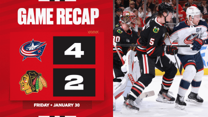 Game Highlights | Blackhawks vs. Blue Jackets