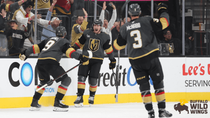 Vegas Extends Point Streak With 4-1 Win Over Hurricanes