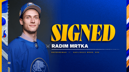 buffalo sabres radim mrtka entry level contract