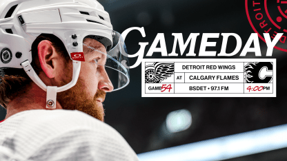 PREVIEW: Red Wings, Flames collide in Calgary on Saturday afternoon