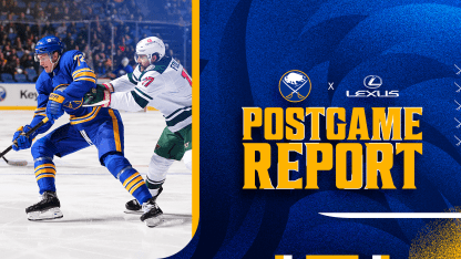 postgame report buffalo sabres minnesota wild recap highlights