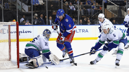 Vancouver Canucks New York Rangers game recap December 16 2025