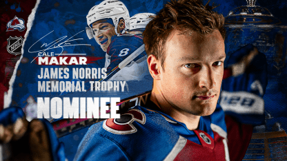 Cale Makar 2025 Norris Trophy Nomination