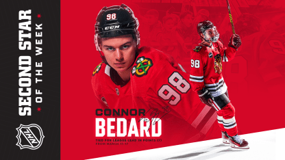 BLOG: Bedard Named NHL's Second Star of the Week
