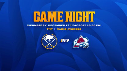 Game Night | Sabres at Avalanche | Buffalo Sabres