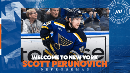 Islanders Acquire Perunovich from St. Louis