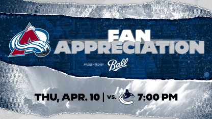 Fan Appreciation Night vs. Canucks