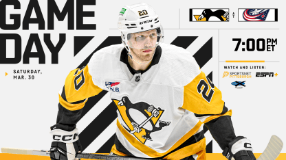 Game Preview: Penguins at Columbus Blue Jackets (03.30.24)