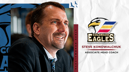 Steve Konowalchuk named Colorado Eagles Associate Head Coach