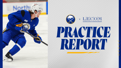 buffalo sabres practice road rasmus dahlin zach benson