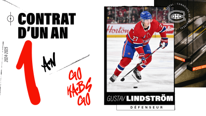 Contrat d’une saison pour Gustav Lindström