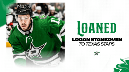 Dallas Stars Loan Forward Logan Stankoven to Texas 022024