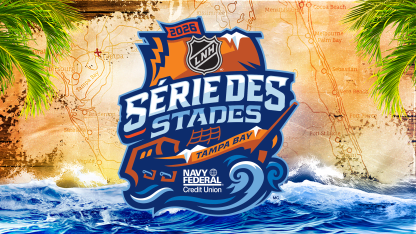 LNH Lightning dévoilent logo Série des stades 2026