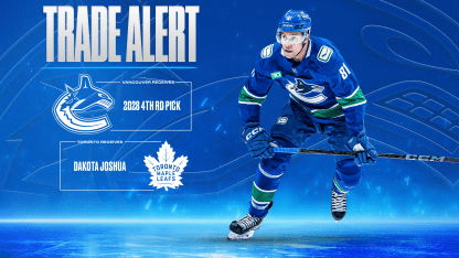 CANUCKS ACQUIRE 4TH ROUND PICK IN 2028 FROM TORONTO