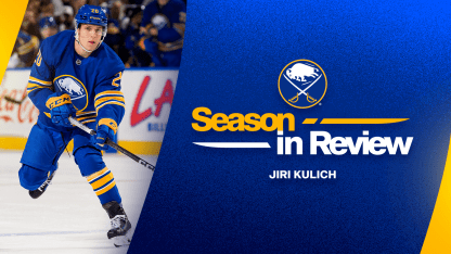 buffalo sabres jiri kulich season recap 2024-25 highlights stats