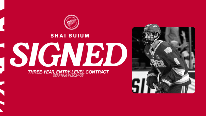 Red Wings sign defenseman Shai Buium to three-year entry-level contract