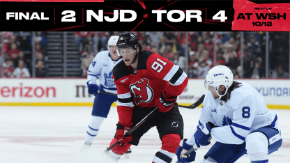 DEVILS VS MAPLE LEAFS 10/10/24 GAME STORY