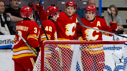 Flames Score 3-1 Young Stars Victory Versus Oilers