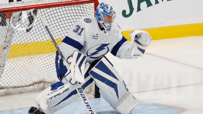 Goaltender Jonas Johansson confident in backup role for Tampa Bay Lightning