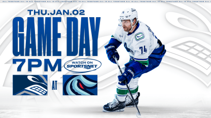 Game Notes: Canucks at Kraken