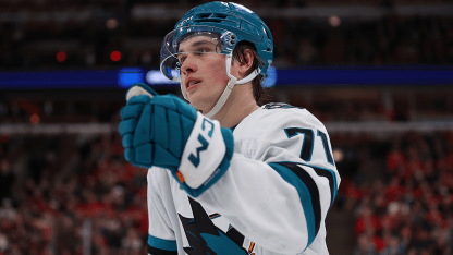 Celebrini goes top shelf