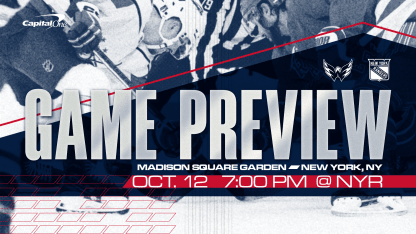 Caps Take on Rangers in Manhattan