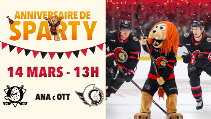 Venez célébrer l'anniversaire de Sparty!