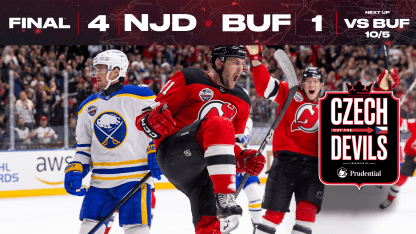 DEVILS AT SABRES 10/4/24 GAME STORY