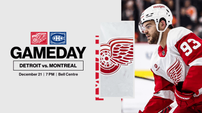 PREVIEW: Embracing quick turnaround, Detroit looks to bounce back in Montreal on Saturday