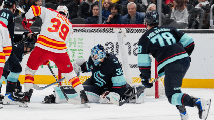 Calgary Flames Seattle Kraken game recap April 11 2026